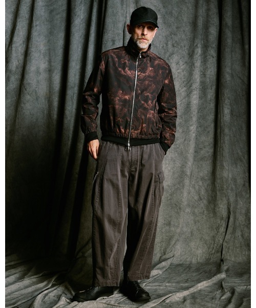 ブルゾン アウター puckering track jacket メンズの画像
