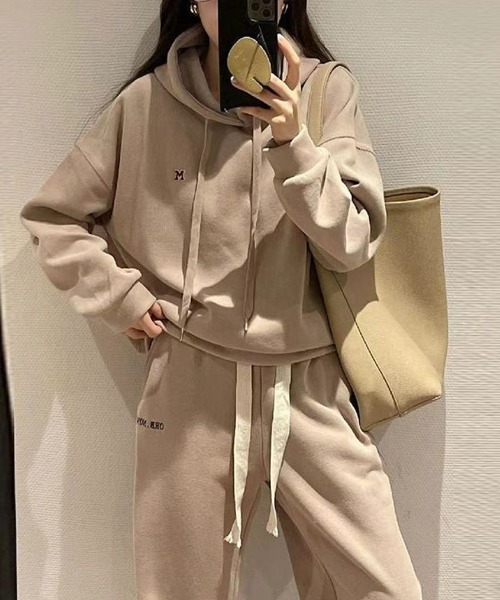 「NEW GENTLEMAN」 セットアップ L ダークグレー レディース_画像9