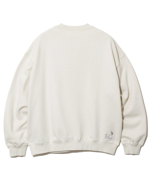 「go slow caravan」 スウェットカットソー LARGE ブラック メンズ_画像7
