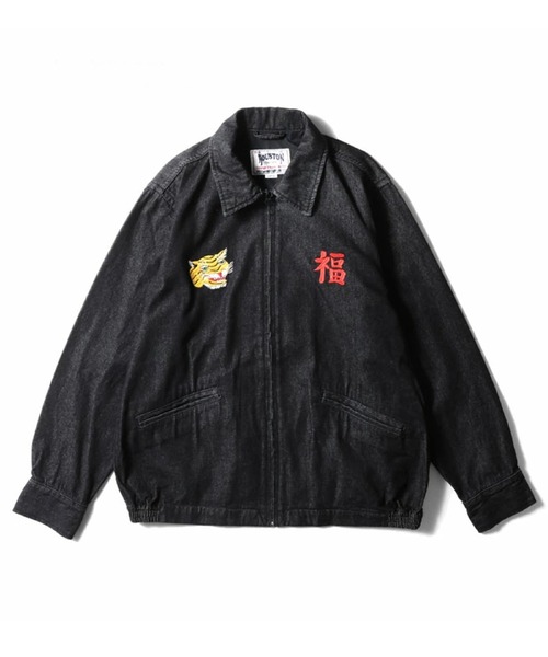 「HOUSTON」 デニムジャケット X-LARGE ブルー系その他 メンズ_画像4