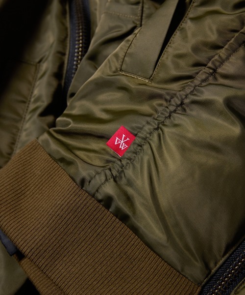 VIRGOwearworks（ヴァルゴウェアワークス） ma1 ma-1 ZIPHORM VA-1