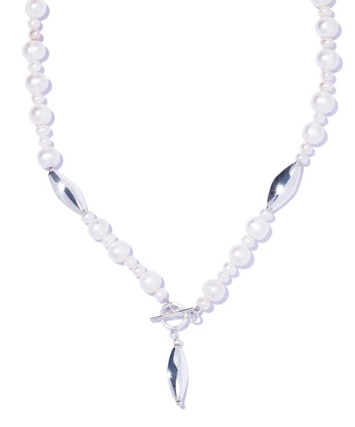 ネックレス 「quip queint」medley necklace/メドレー ネックレス シルバー 淡水パール レディースの画像
