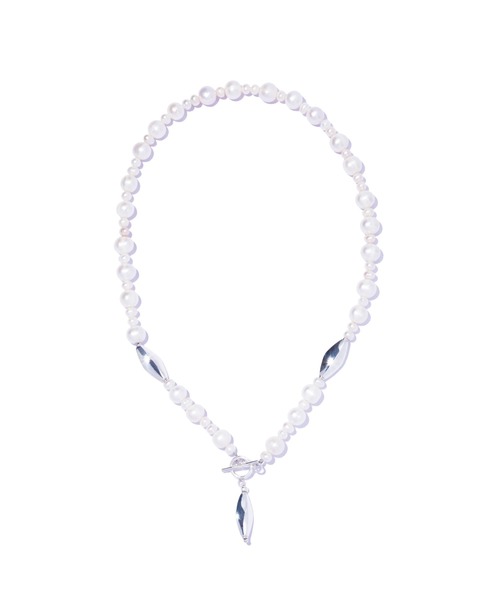 ネックレス 「quip queint」medley necklace/メドレー ネックレス シルバー 淡水パール レディースの画像