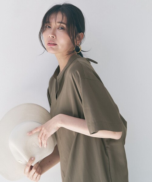 UNFILO（アンフィーロ） ワンピース 半袖 バックデザイン ワンピース