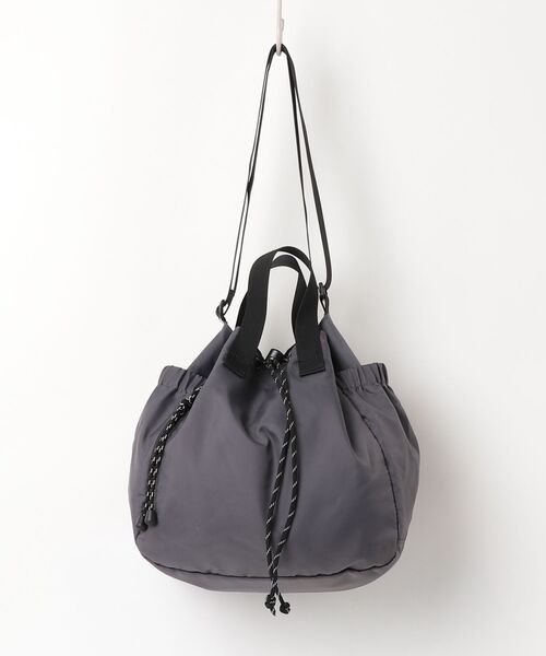 「FREDRIK PACKERS」 ワンポイント2WAYバッグ - グレー レディース_画像2