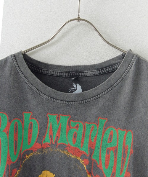 ROOP TOKYO tシャツ Bob Marley/ボブ・マーリー Unisex Stone Wash T