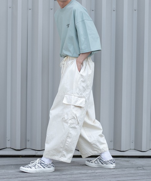 「Perushu」 カーゴパンツ SMALL カーキ メンズ_画像7