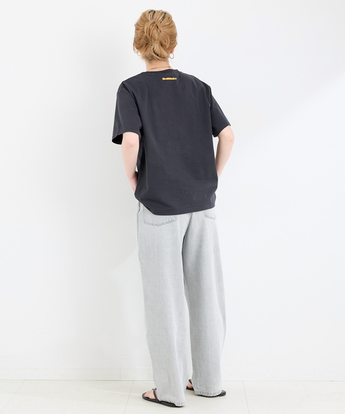 「Healthknit」 半袖Tシャツ FREE ブラック系その他 レディース_画像3