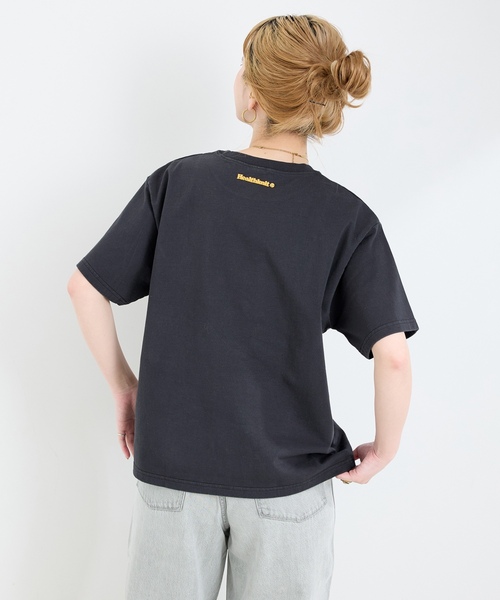 「Healthknit」 半袖Tシャツ FREE ブラック系その他 レディース_画像6