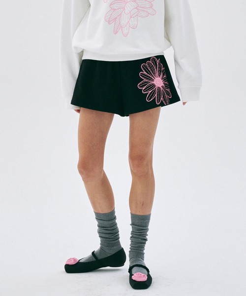 「Mardi Mercredi」 ショートパンツ FREE ネイビー レディース_画像9