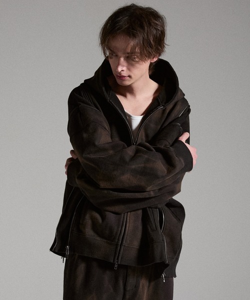 GRANCY ジップアップパーカー M グレー メンズ : ZOZOTOWN Yahoo!店