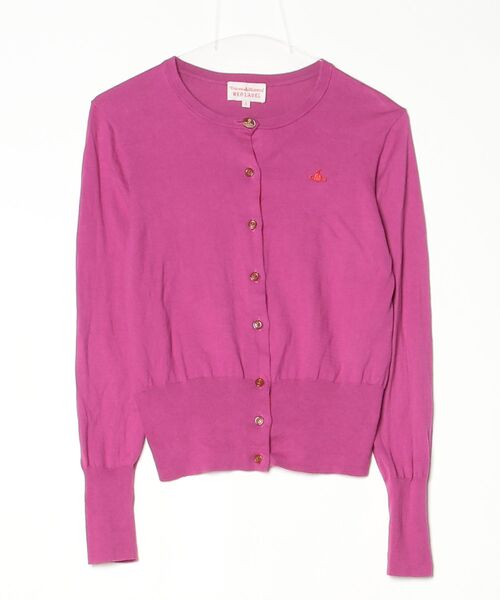 Vivienne Westwood Red Label ピンクカーディガン Vivienne Westwood red label 「Vivienne label」 ニットカーディガン
