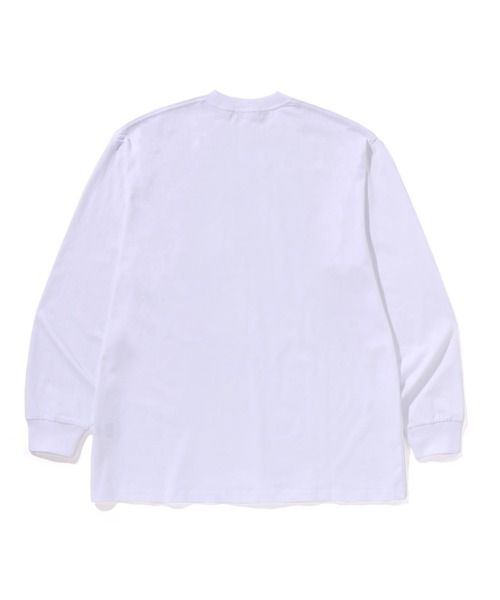 A BATHING APE（アベイシングエイプ） 長袖Tシャツ X-LARGE ネイビー