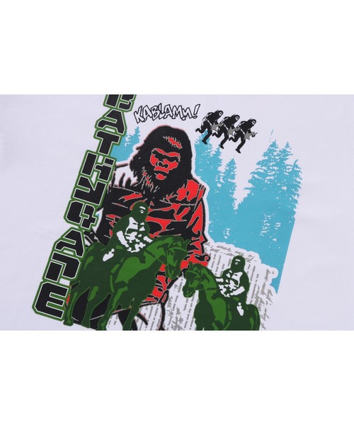 A BATHING APE（アベイシングエイプ） 長袖Tシャツ X-LARGE ネイビー