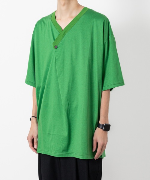 ATO（アトウ） tシャツ DRAPE V-NECK T-SHIRT メンズ : ZOZOTOWN Yahoo