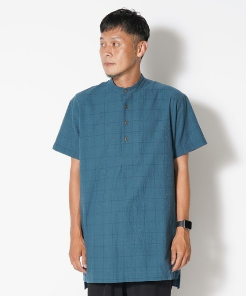 snow peak シャツ Co/Pe Washer Check Pullover メンズ