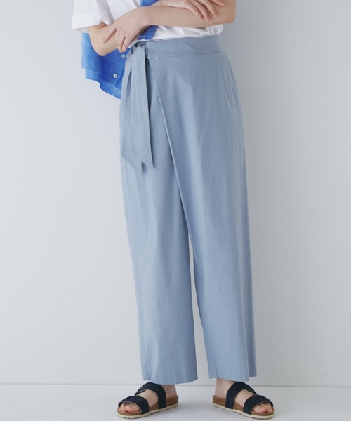 HUMANWOMAN パンツ human woman パンツ ラップ風パンツ レディース : ZOZOTOWN