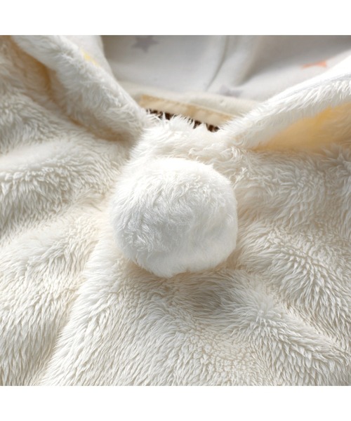 MIKI HOUSE（ミキハウス） ポンチョ マイクロファー ベビーマント