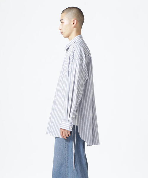 Toironier tシャツ Toironier/トワロニエ/Stripe Half-Zip Shirt