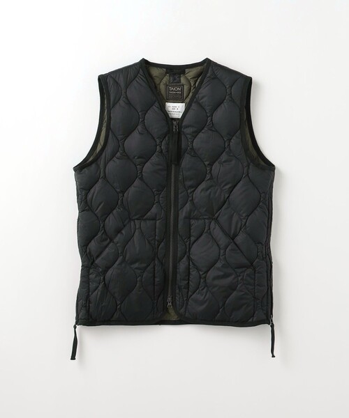 TAION（タイオン） ダウンベスト ベスト 「TAION」ミリタリー Vネック