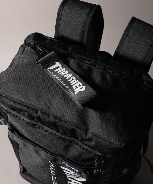 THRASHER ロゴプリント リュック 中型 THRASHER デイバック リュック 「THRASHER/スラッシャー」 ロゴ