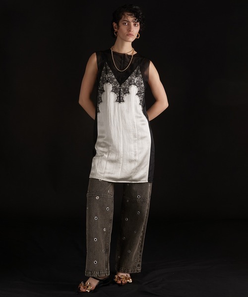 PRANK PROJECT アイレットデニムパンツ 未使用 PRANK PROJECT｜アイレットデニムパンツ / Eyelet Denim Pants