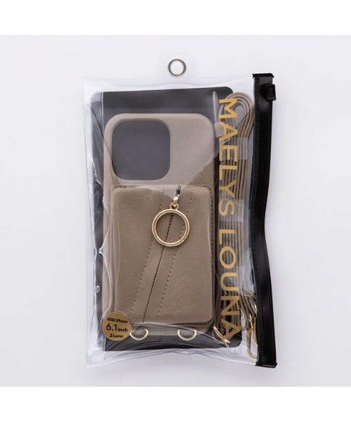 MAELYS LOUNA マエリスルーナ リングポーチ付 iPhone13/14ケース Amazon.co.jp: [ MAELYS LOUNA 公式 ] iPhone 14 Pro 対応
