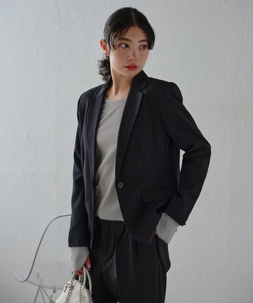 RIRIYANO（リリヤーノ） セットアップ 「洗える」2点パンツスーツ