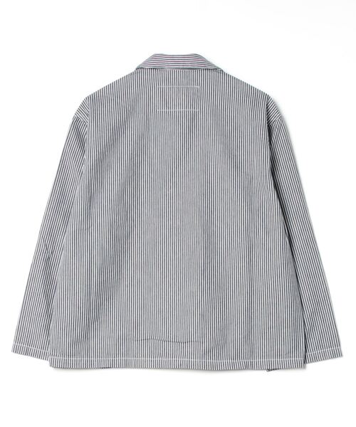デニムジャケット gジャン Eva Hickory Striped Jacket ワーカージャケット レディースの画像