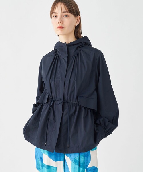 Ballsey ライトタフタ フーデッドショートコート Ballsey コート アウター ライトタフタ フーデットショート