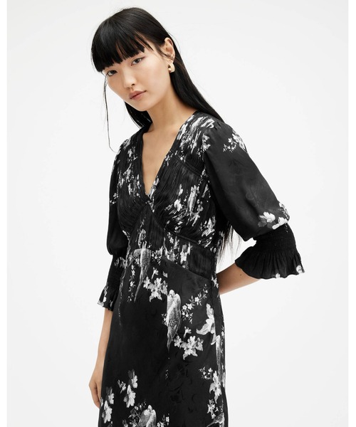 【Hobbs London】Hannah レース Vネック フィット フレア ドレス Hannah Lace Dress | Hobbs UK |