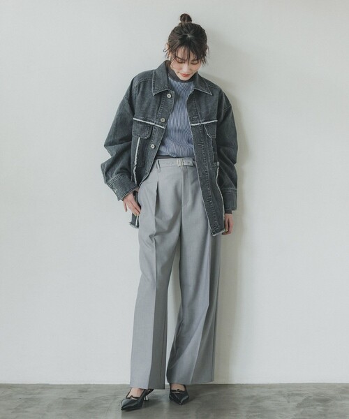 パブリックトウキョウ　シルバー　ミュール ベルテッドミュール(1 SILVER): : ウィメンズ｜PUBLIC TOKYO