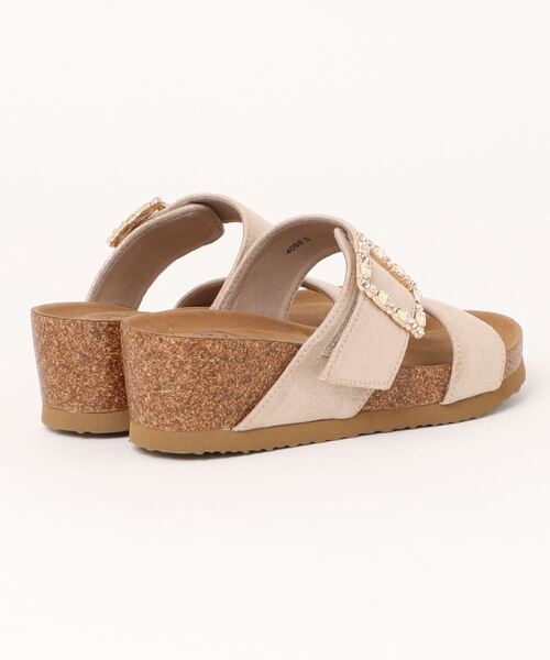 アンリーフ（unReef）/ビジューバックルモチーフミュールサンダル サンダル ビジューバックルモチーフミュールサンダル レディース