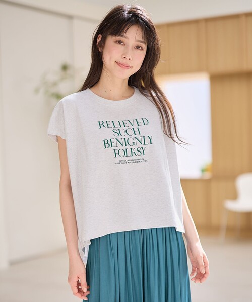 tシャツ 「ZOZO限定」接触冷感ロゴテープTシャツ レディース ロゴアソートTシャツ【接触冷感/UVケア/洗濯機OK】（Tシャツ