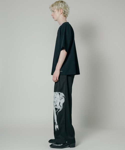 めとぉ ユニクロ公式 | ハイウエストワイドストレートパンツ（ウールライク