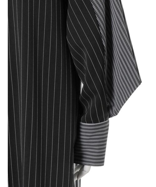 UN3D.（アンスリード） シャツワンピース W TRIANGLE TUCK SH OP