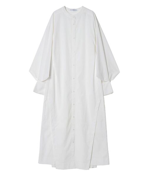 UN3D.（アンスリード） シャツワンピース W TRIANGLE TUCK SH OP