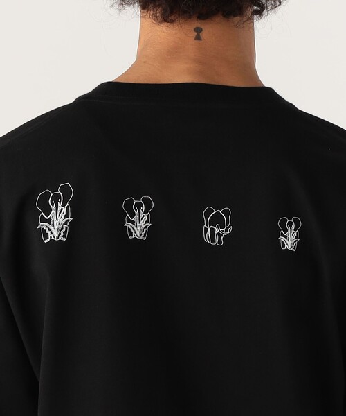 CABaN tシャツ ドライスビンコットン ELEPHANTマーチエンブロイ