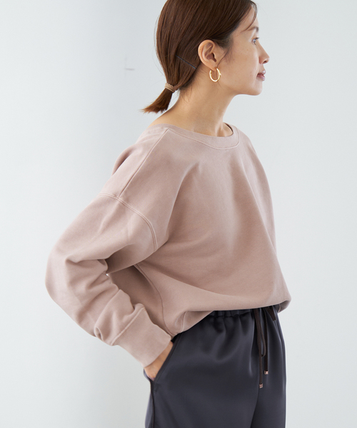 IENA トレーナー スウェット ピグメントスウェットプルオーバー