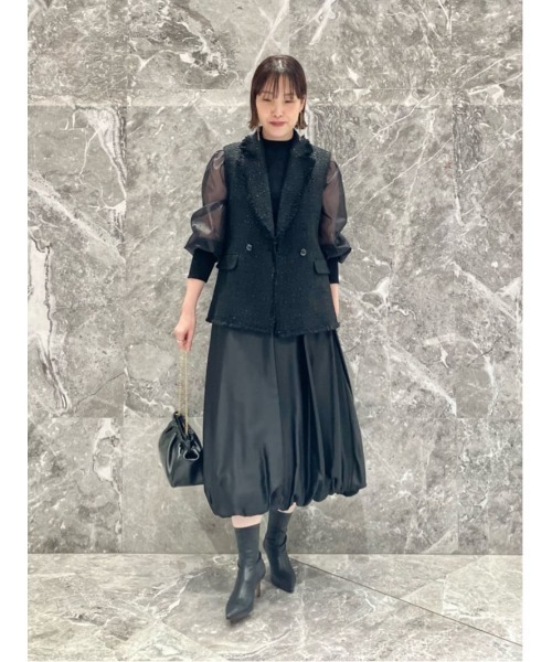 ベスト ジレ 「LOULOU WILLOUGHBY」ジオリカラメツイードジレ レディース LOULOU WILLOUGHBY ベスト ジレ 「LOULOU WILLOUGHBY」ジオリカ