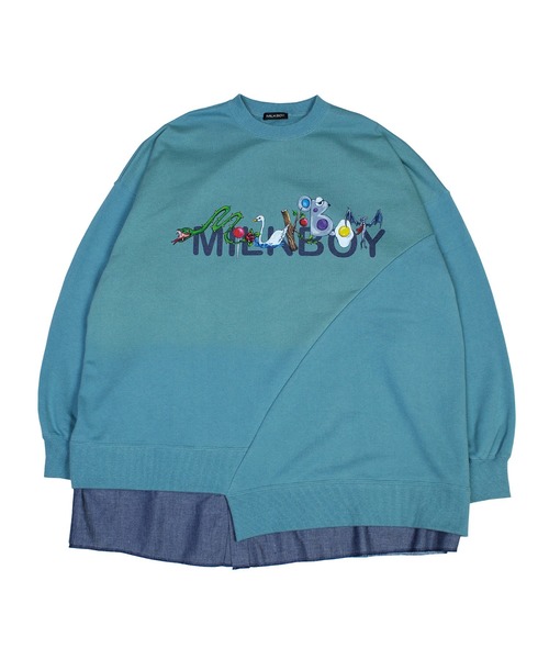 MILKBOY ケアベアコラボ トレーナー スウェット LAND by MILKBOY】ケアベアトレーナー（スウェット）｜MILK（ミルク