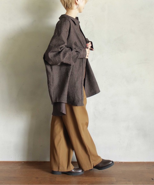 ブラウス シャツ シワ加工BIGブラウス レディース ブラウス シャツ シワ加工BIGブラウス レディース : ZOZOTOWN