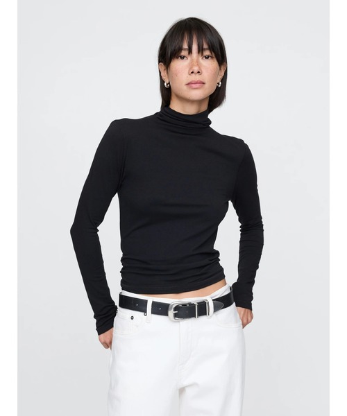 GAP tシャツ フェザーウェイト タートルネックカットソー