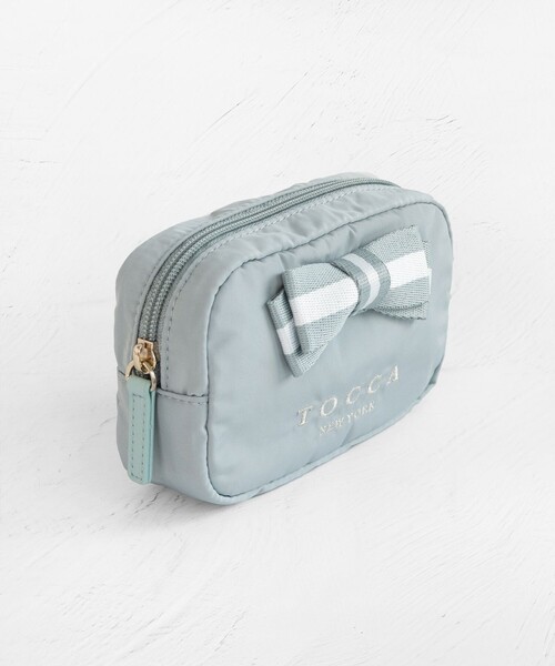 TOCCA（トッカ） ポーチ 「WEB限定」BICOLOR RIBBON POUCH ポーチ