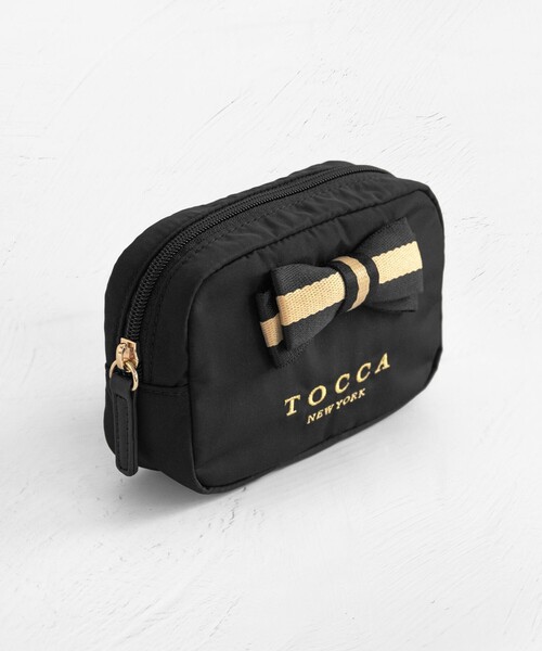 TOCCA（トッカ） ポーチ 「WEB限定」BICOLOR RIBBON POUCH ポーチ