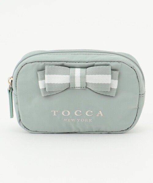 TOCCA（トッカ） ポーチ 「WEB限定」BICOLOR RIBBON POUCH ポーチ