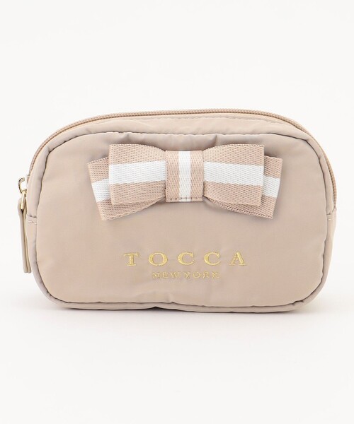 TOCCA（トッカ） ポーチ 「WEB限定」BICOLOR RIBBON POUCH ポーチ