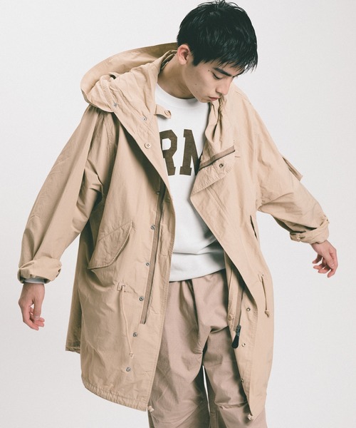 新品TOP KHAKI ARMYプリント グレー スウェット TOP KHAKI（トップカーキ） トレーナー スウェット 「TOP KHAKI」ARMY