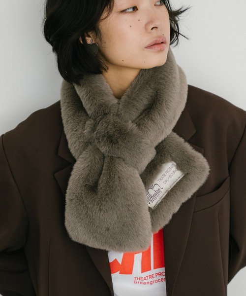 新品タグ付き　Labrador チンチラファー　マフラー　ストール チンチラマフラーのおすすめ人気商品一覧 通販 - Yahoo!ショッピング