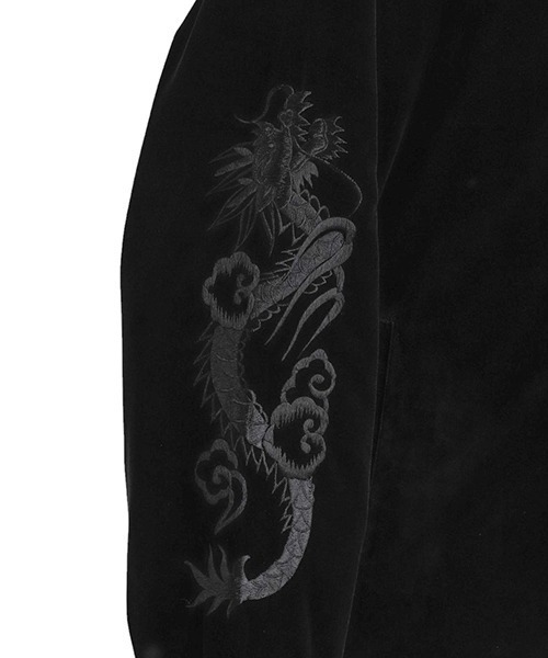 東洋エンタープライズ　gold トラック　セットアップ　ブラック　スカジャン GOLD スカジャン 東洋エンタープライズ / ゴールド：VELVETEEN